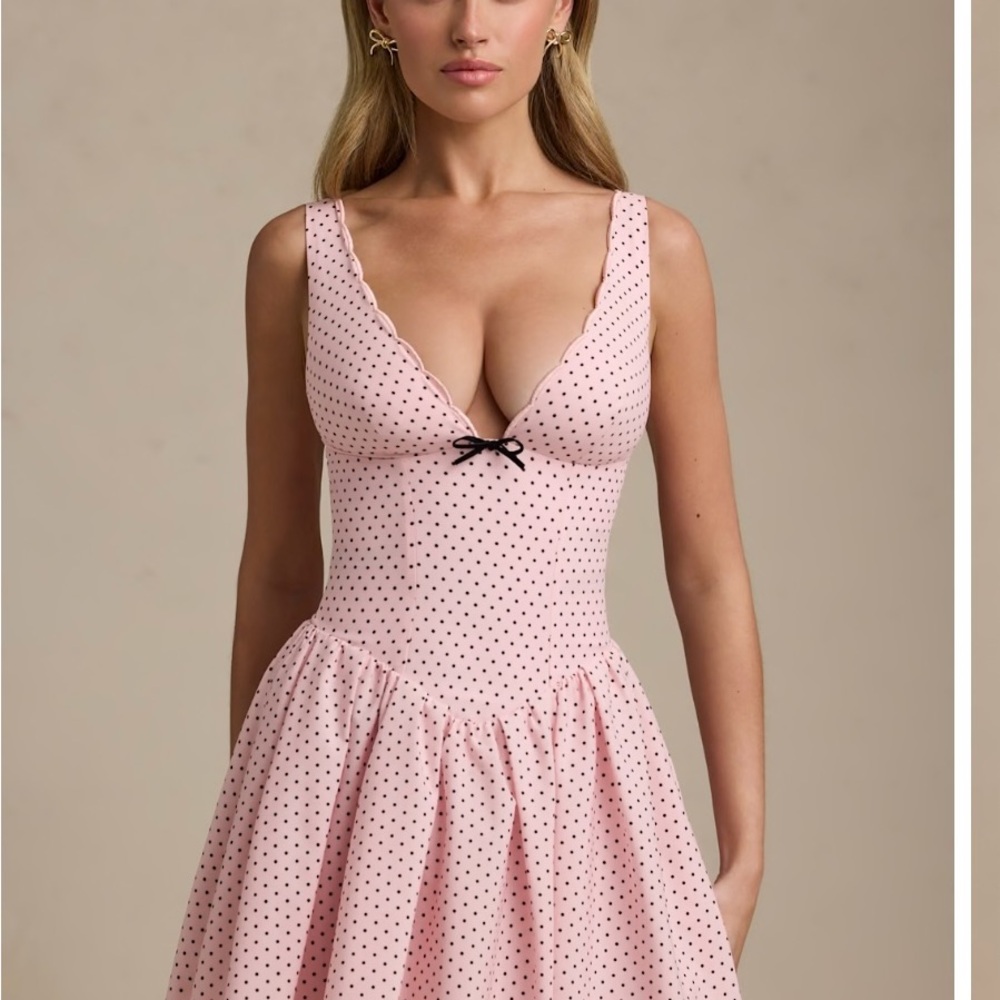 Pink Polka Dot Dress